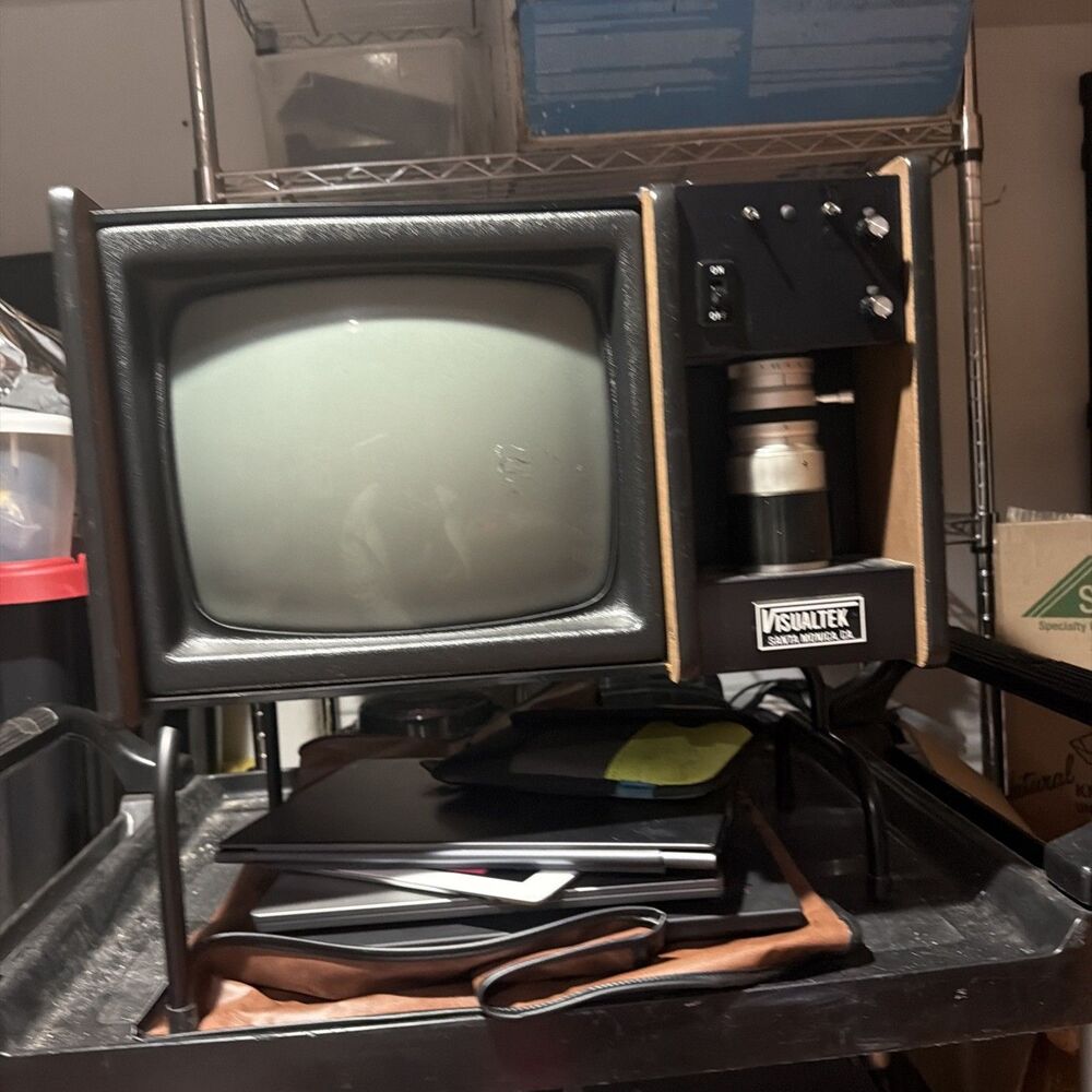 Visualtek Miniviewer Electronic Visual Aid MODEL MV3  serial No120 Vac-60 HZ-70w